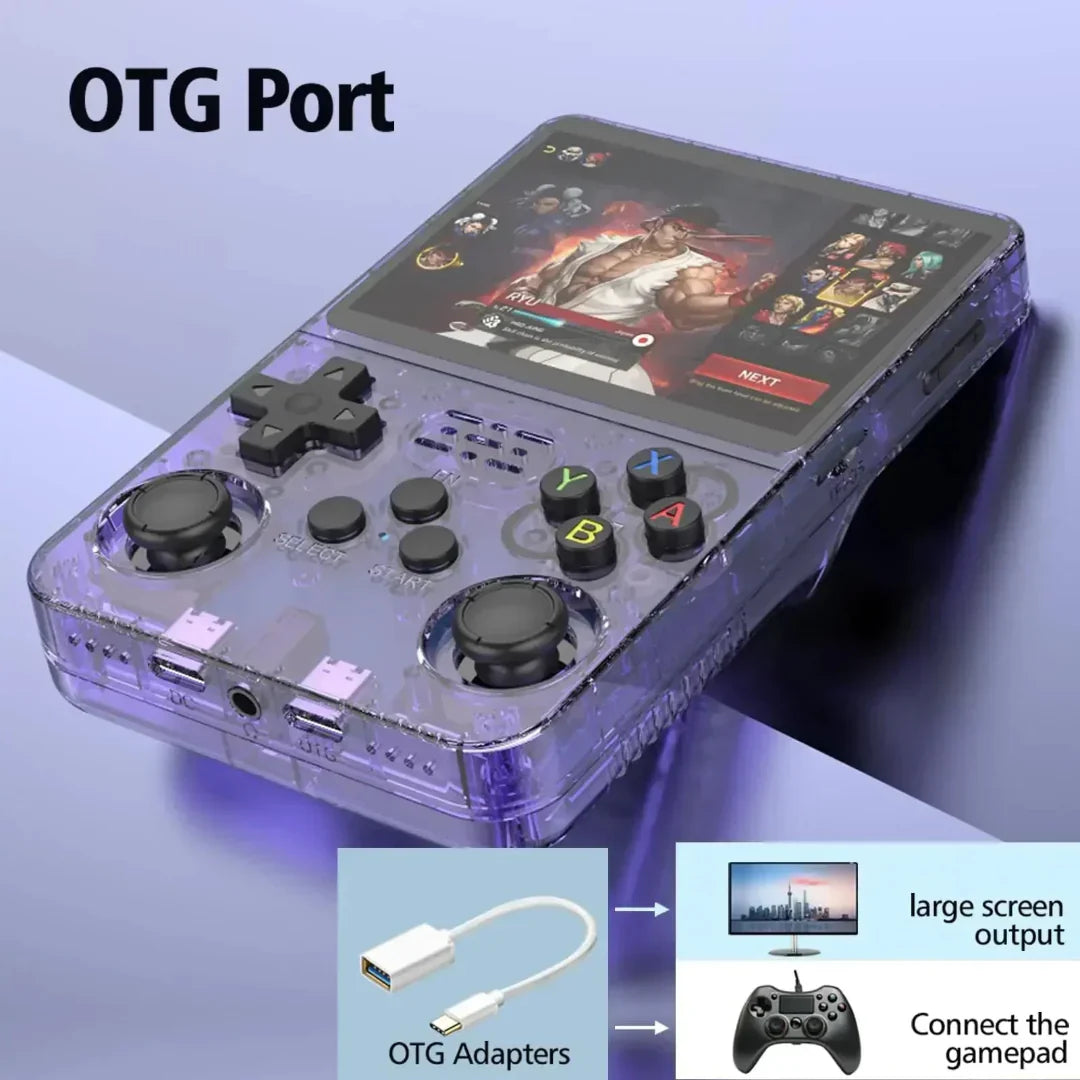 Videogiochi Retro R36S Console Portatile 64GB con 15000 Giochi Schermo 3,5