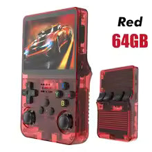 Videogiochi Retro R36S Console Portatile 64GB con 15000 Giochi Schermo 3,5