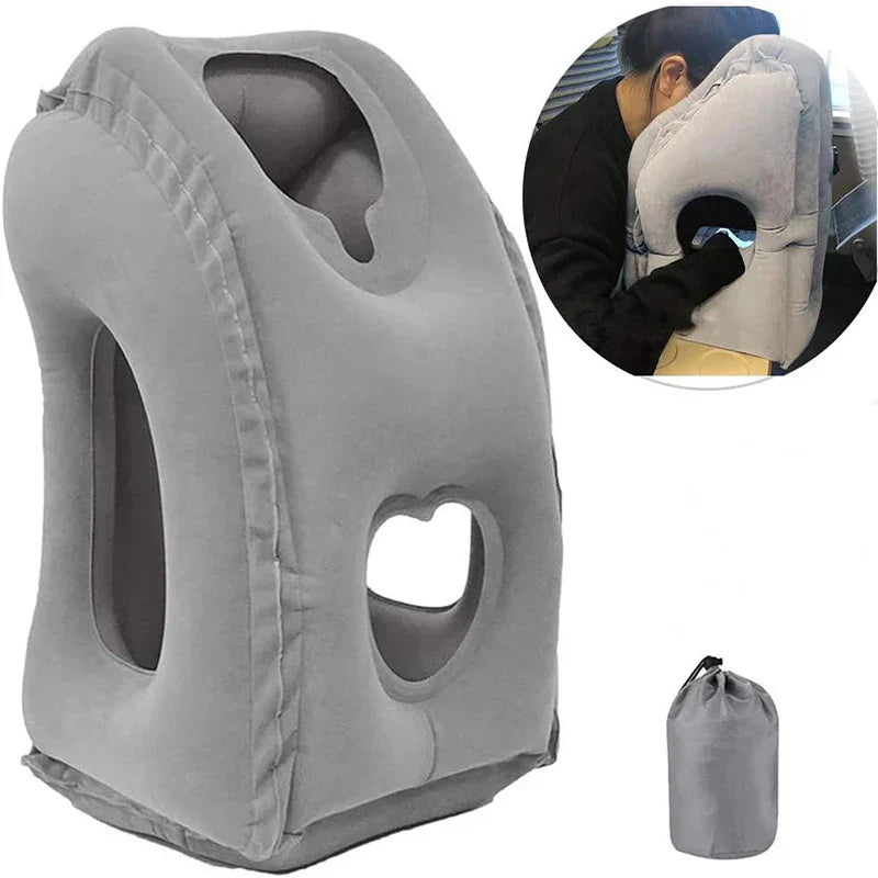 Cuscino da Viaggio Gonfiabile 2in1 – Comfort ovunque!