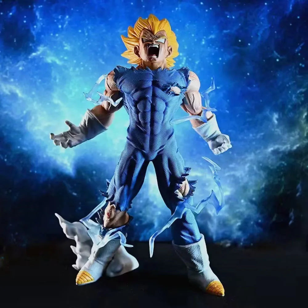 Majin Vegeta Dragon Ball Z 27cm Super Saiyan Action Figure PVC Collezione