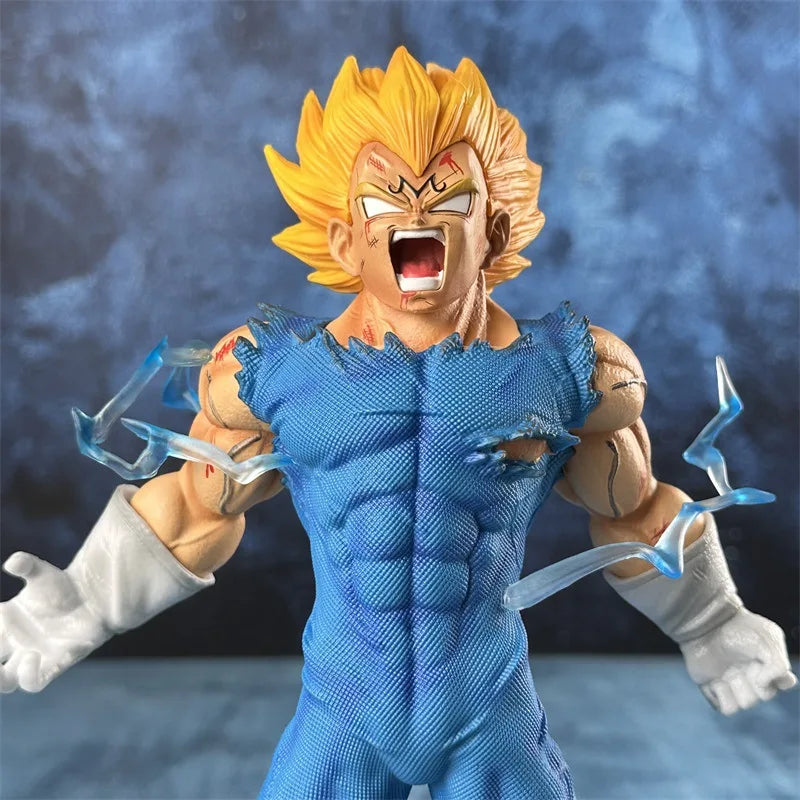Majin Vegeta Dragon Ball Z 27cm Super Saiyan Action Figure PVC Collezione