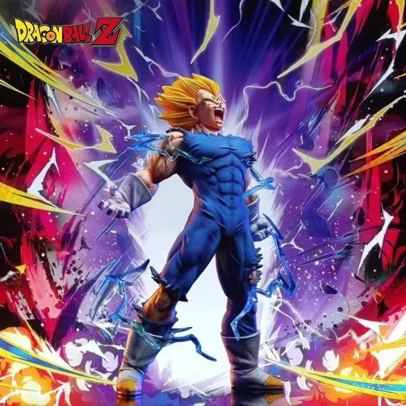 Majin Vegeta Dragon Ball Z 27cm Super Saiyan Action Figure PVC Collezione